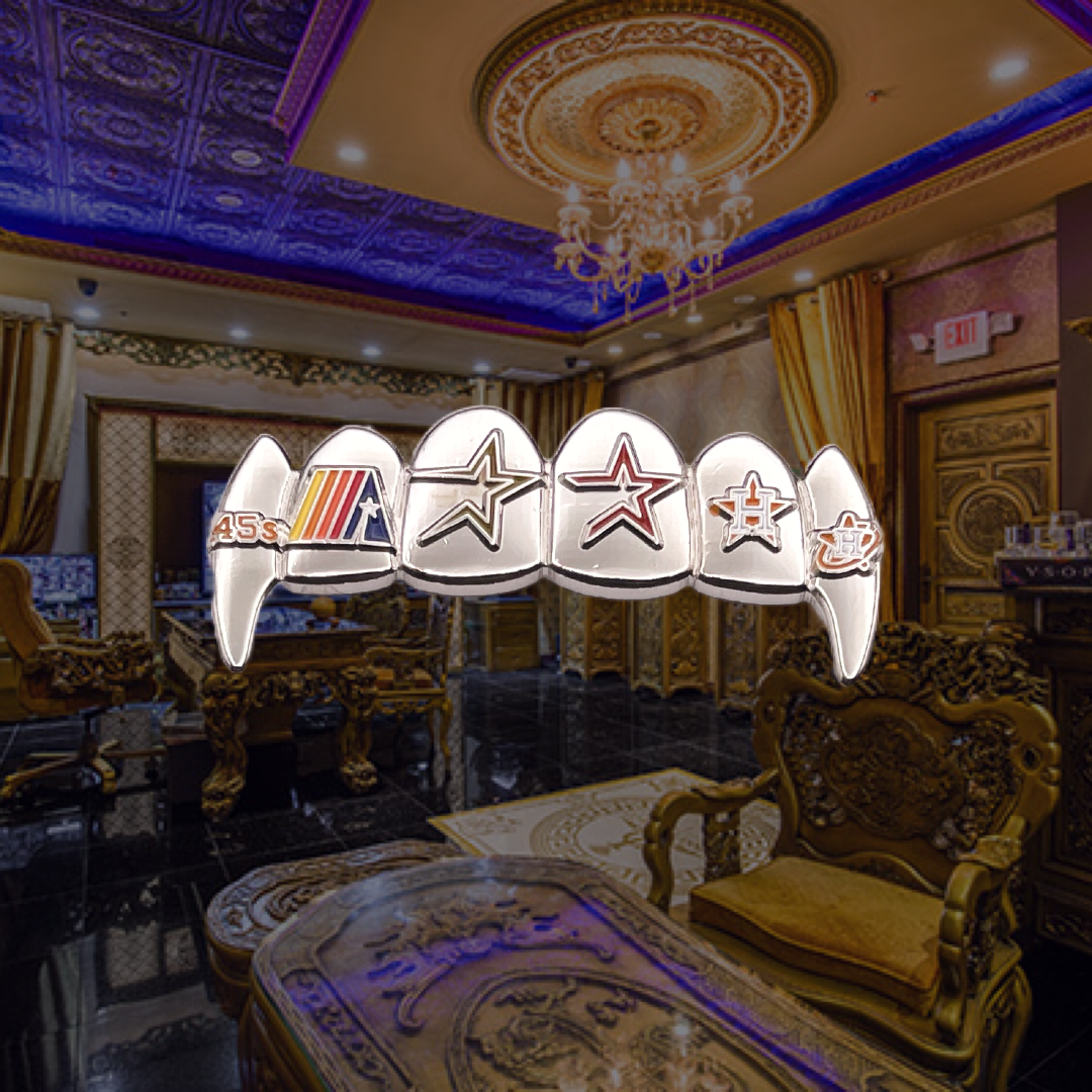 Houston Astros Logo History Teeth Grill