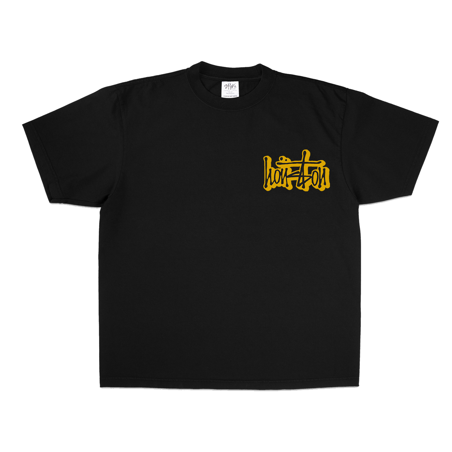 Our Houston 2.0 T-Shirt - Black/Metallic Gold
