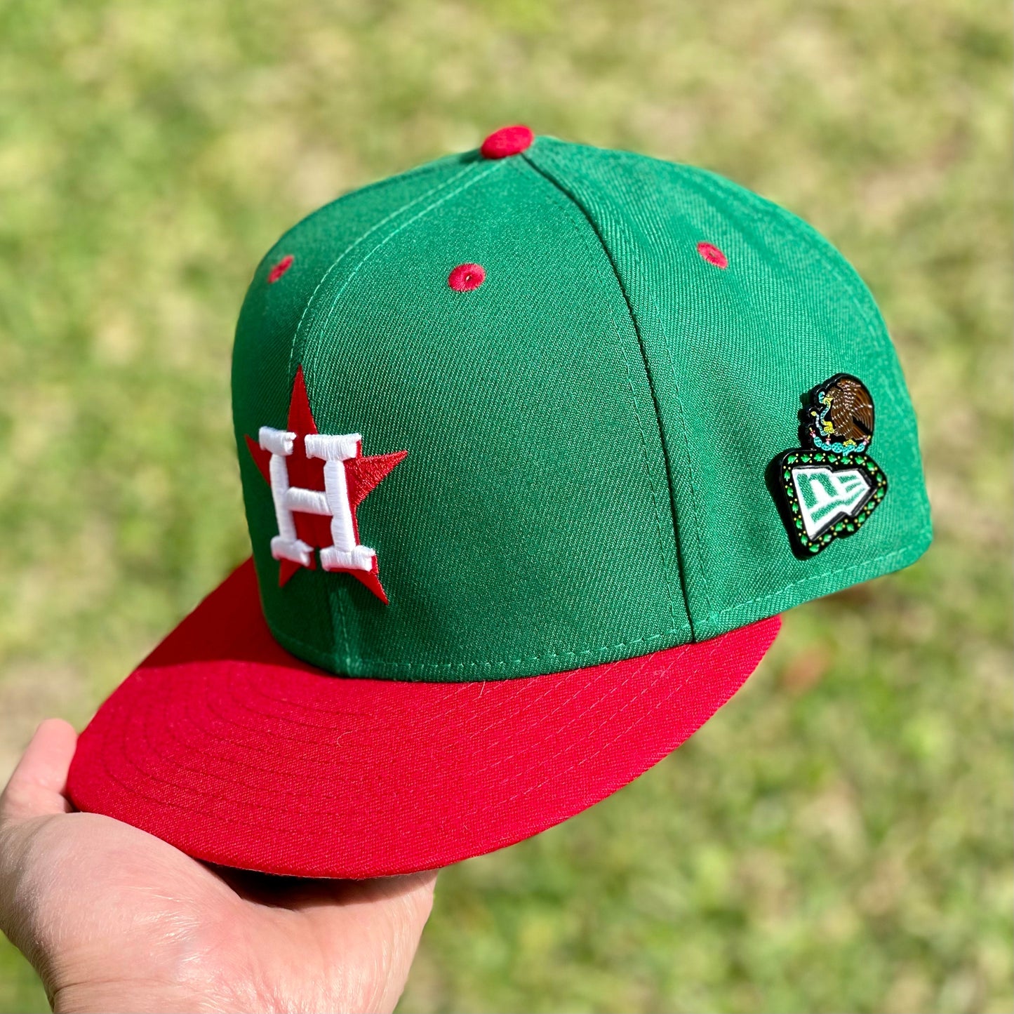 Patria Mexico New Era Logo Frame Pin