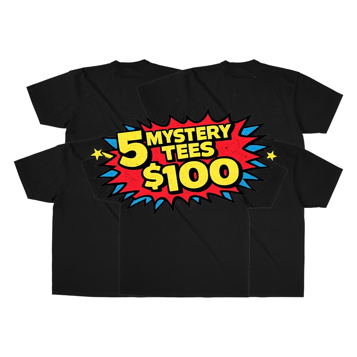5 Mystery Tees Pack "Back to School 2026"