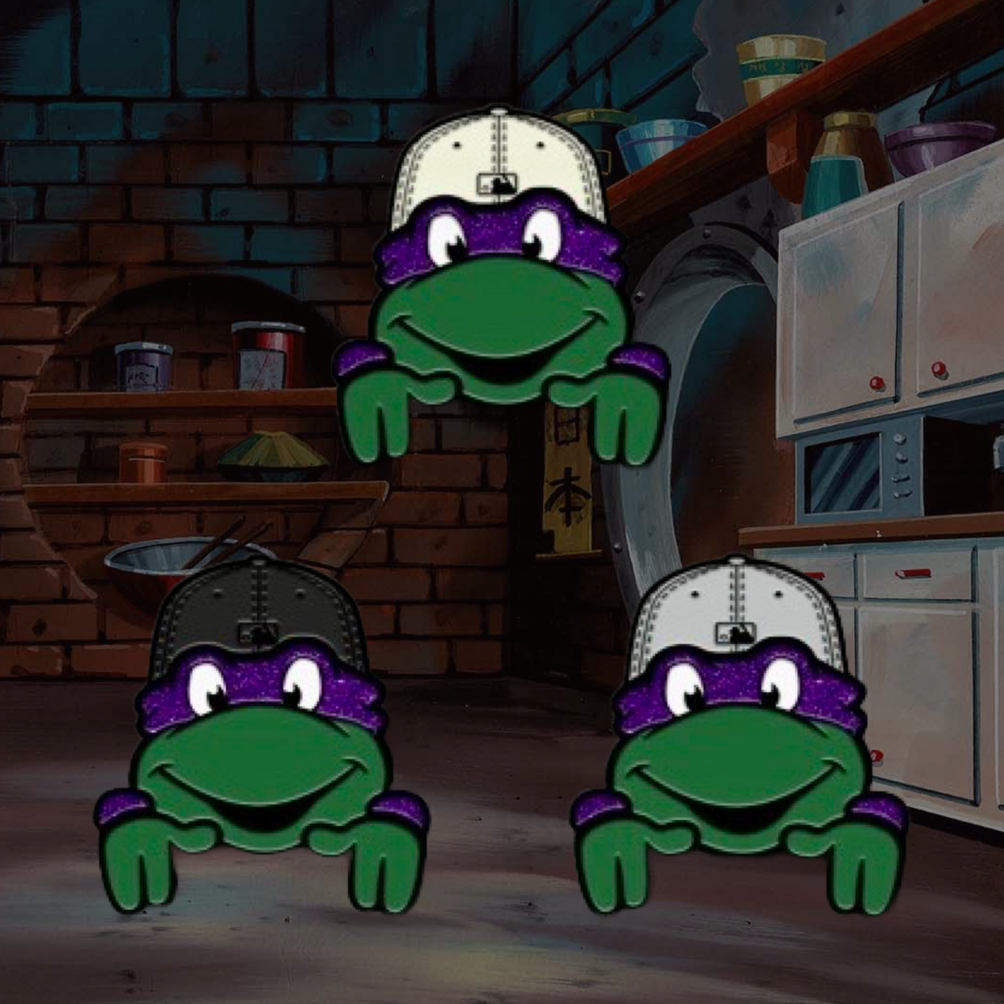 TMNT Donatello Purple Pins