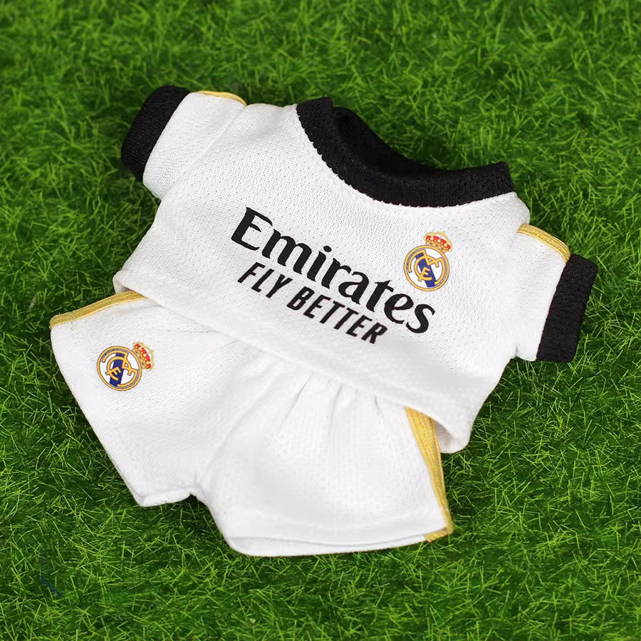 Labubu Real Madrid Soccer Jersey & Shorts Set