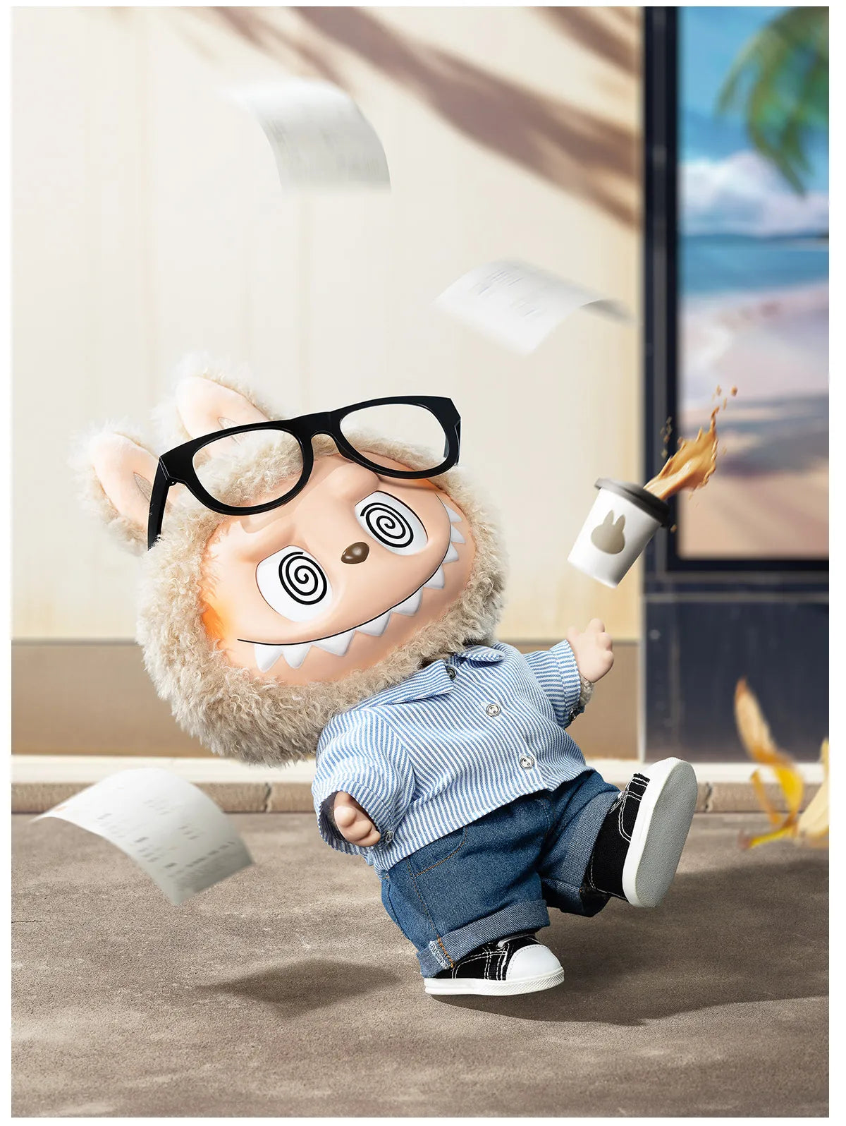 Labubu The Monsters “Flip With Me” Vinyl Plush Doll