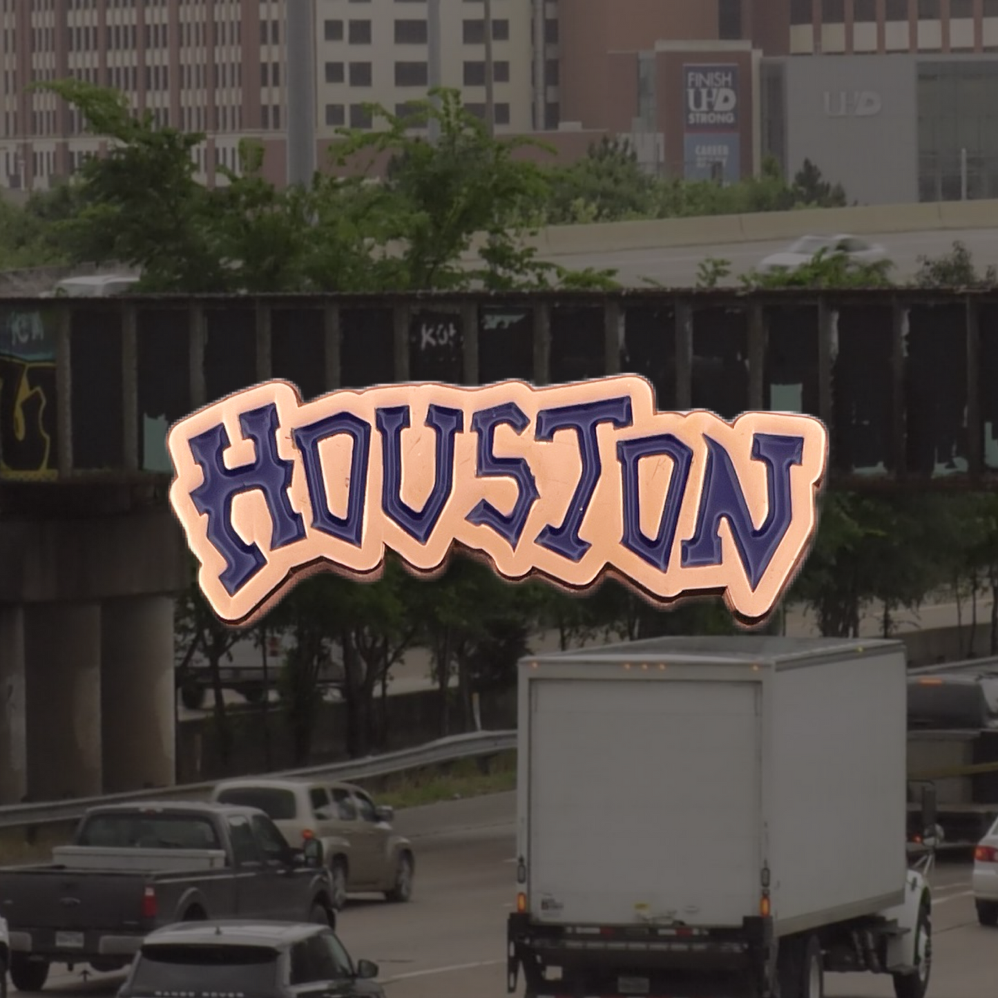 Houston Homies Copper & Purple