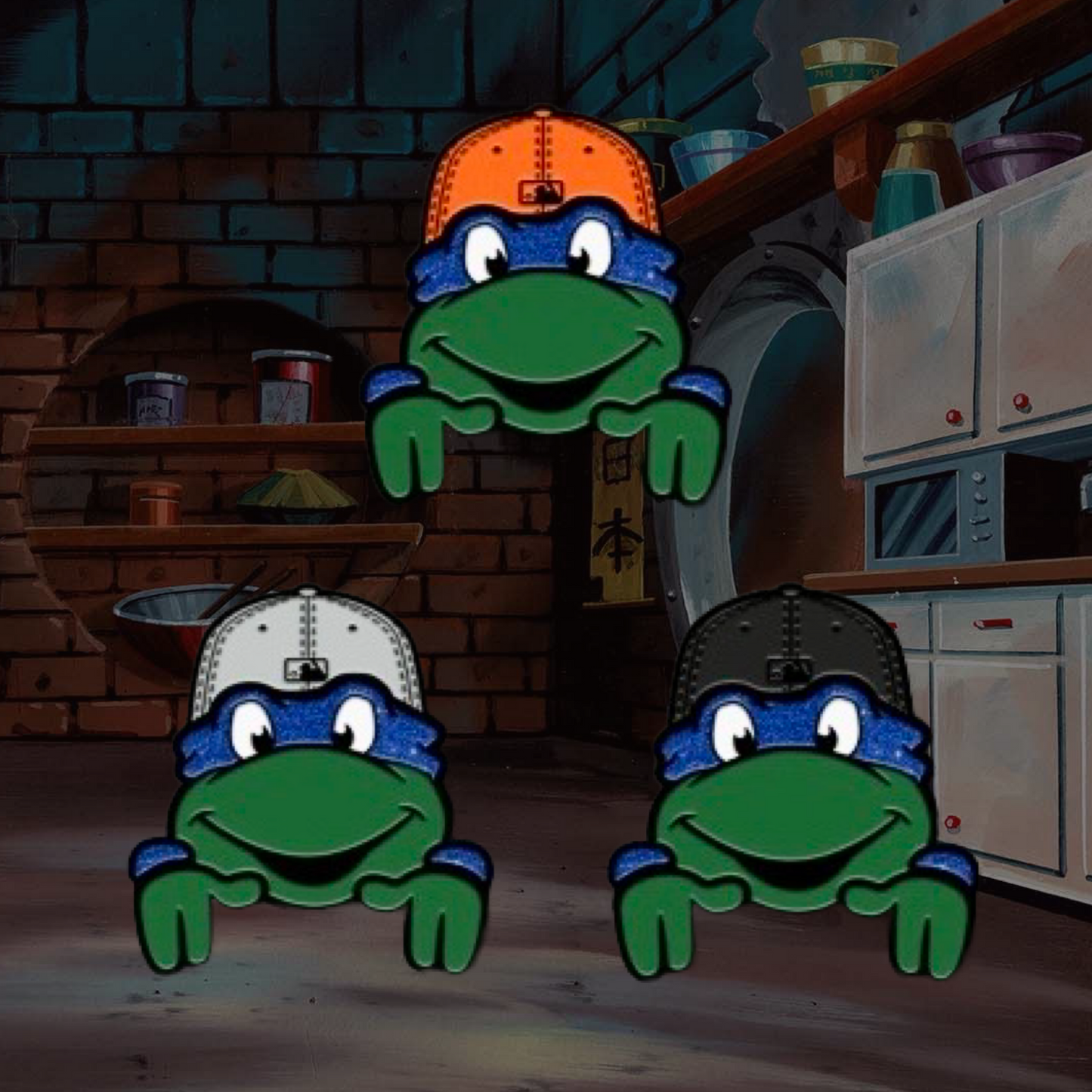 TMNT Leonardo Blue Pins