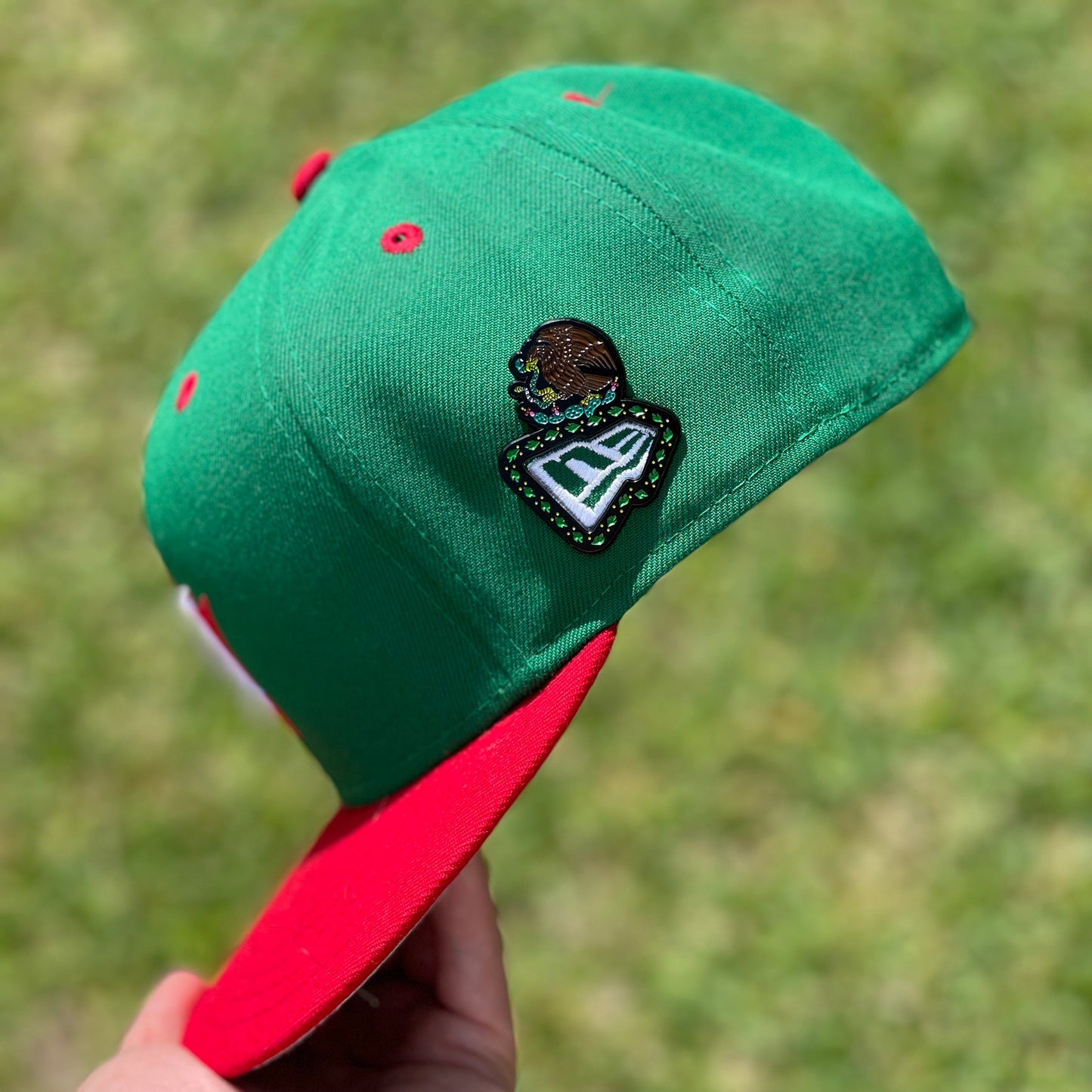 Patria Mexico New Era Logo Frame Pin