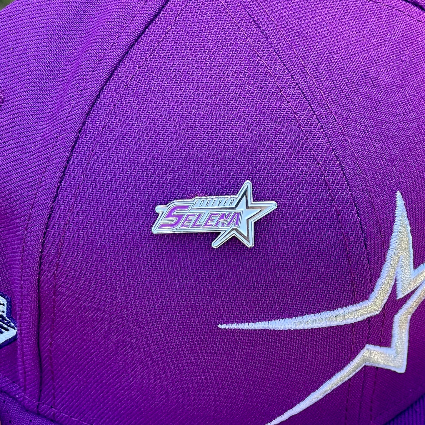 Forever Selena Pin - Purple