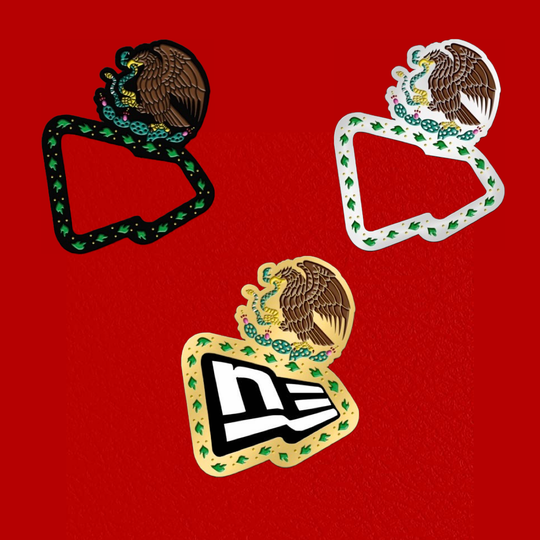 Patria Mexico New Era Logo Frame Pin