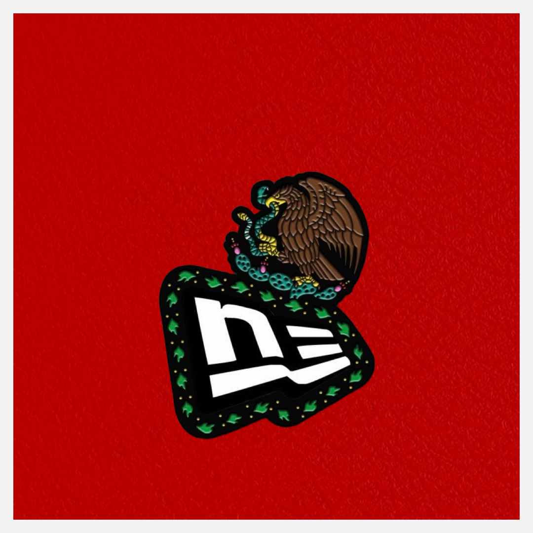 Patria Mexico New Era Logo Frame Pin