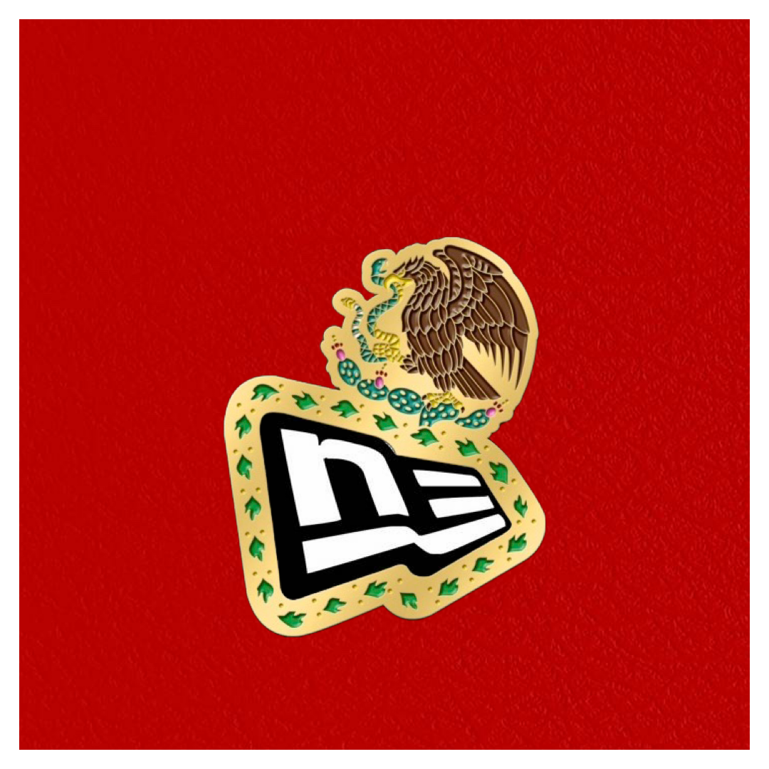 Patria Mexico New Era Logo Frame Pin