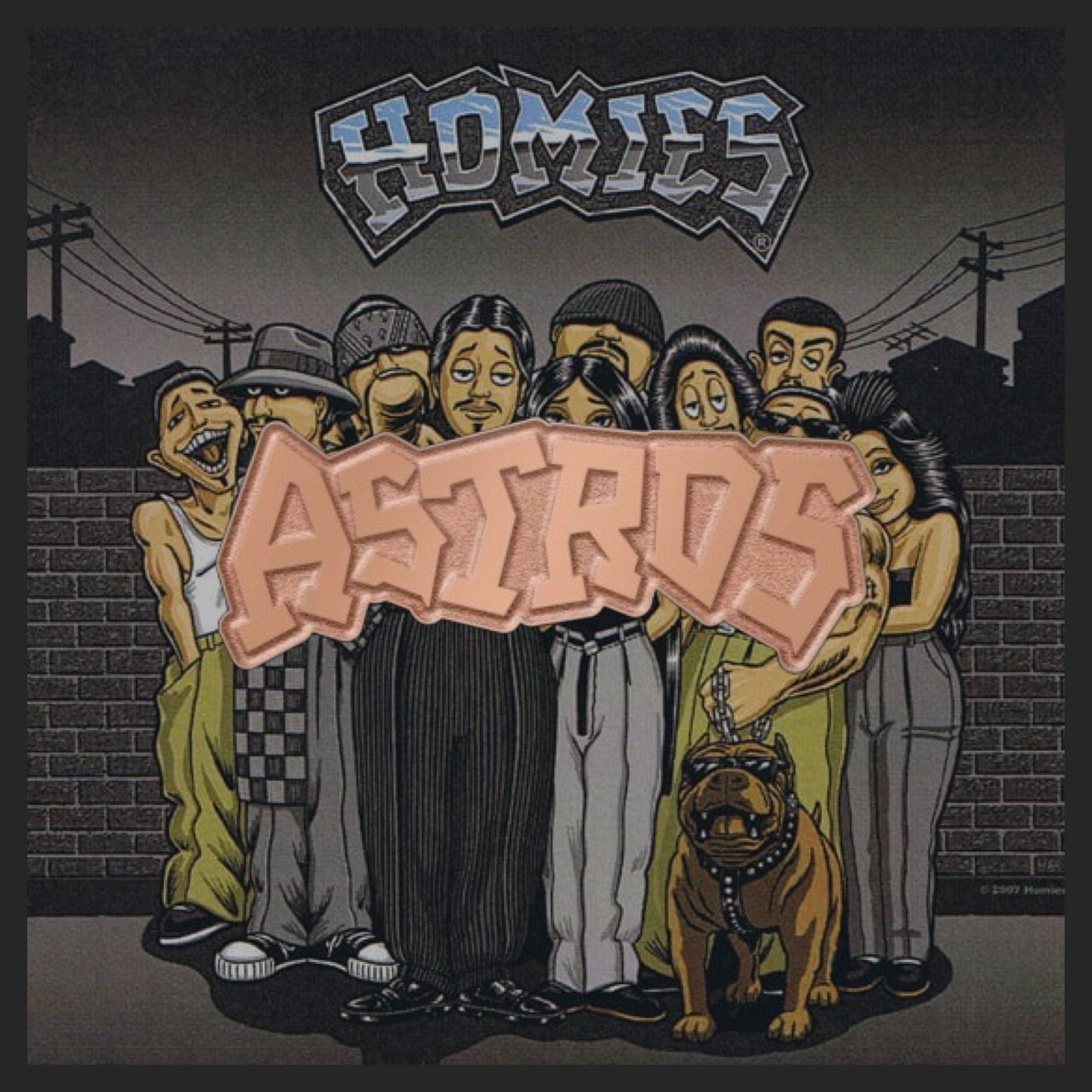 Homies Astros Monochrome Copper