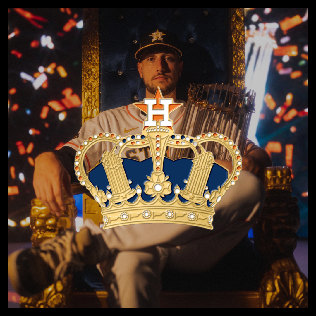 Houston Astros Ready 2 Reign Crown Pin