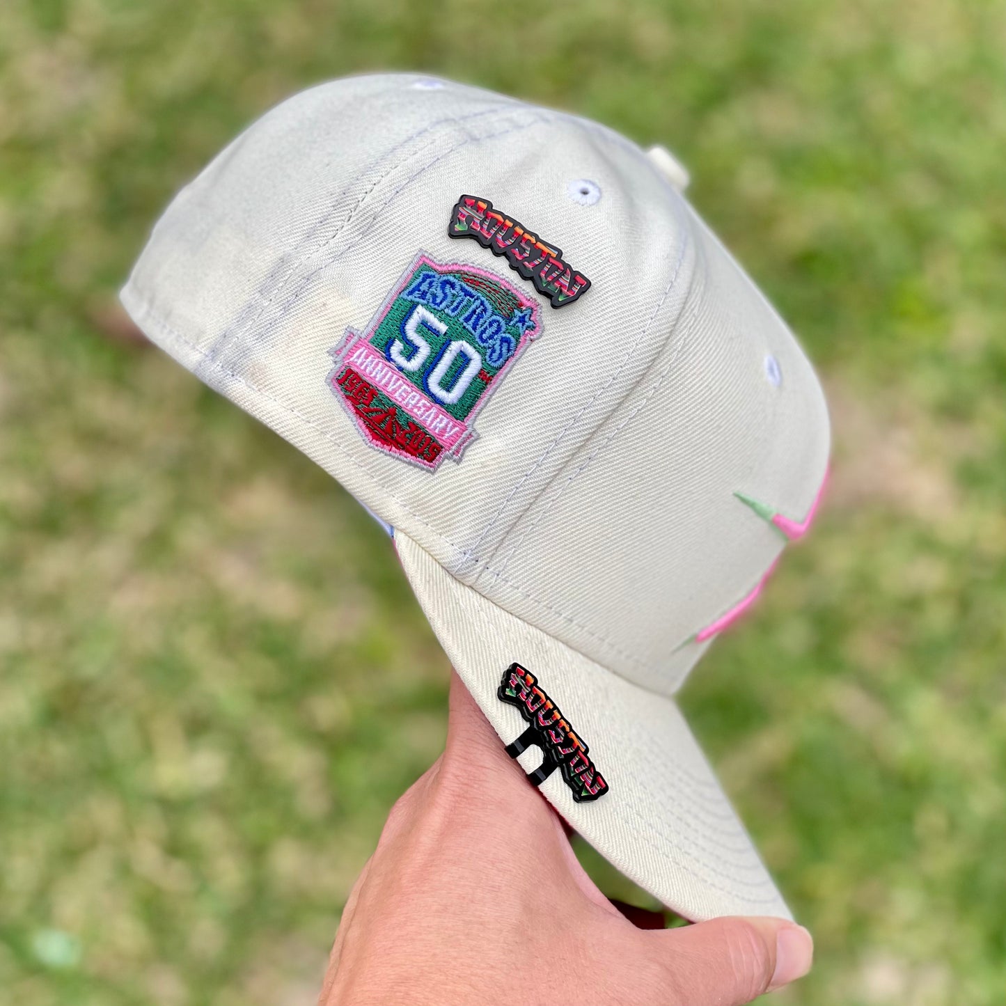 Houston Homies Serape Hat Clip
