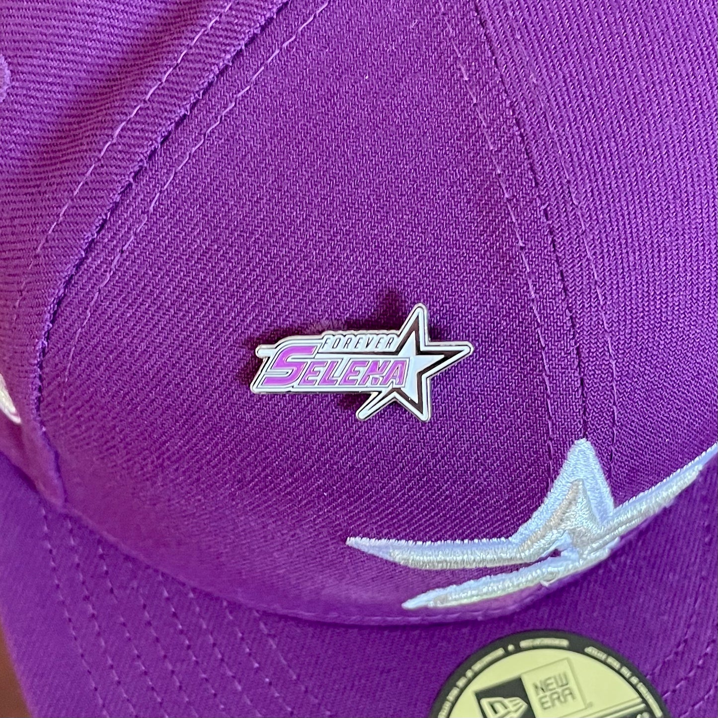 Forever Selena Pin - Purple