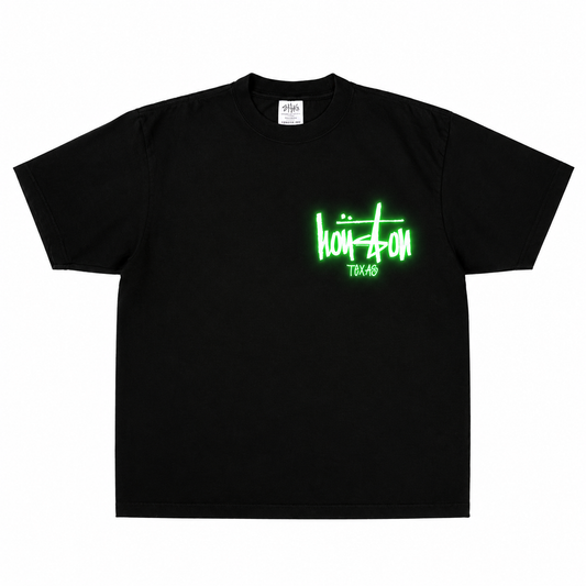 Houston Brush T-Shirt - Glow in the Dark