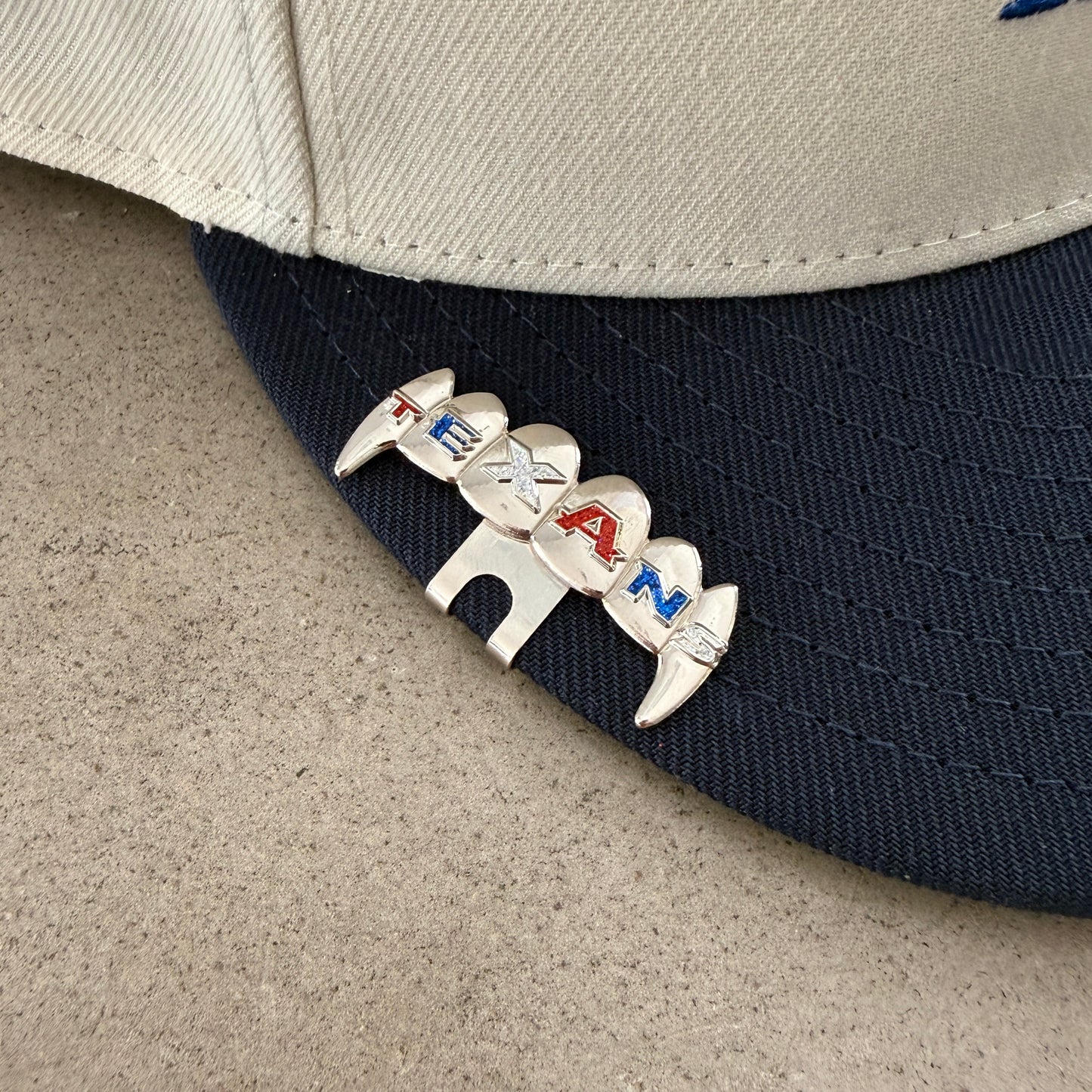 Houston Texans Teeth Grill Hat Clip