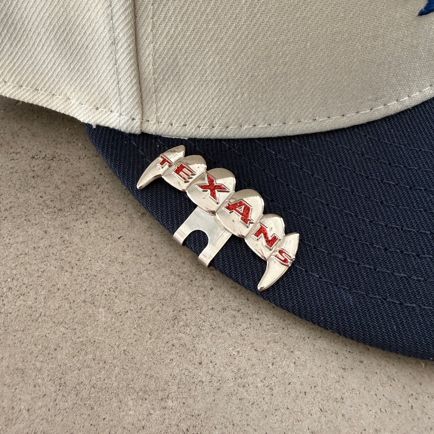 Houston Texans Teeth Grill Hat Clip