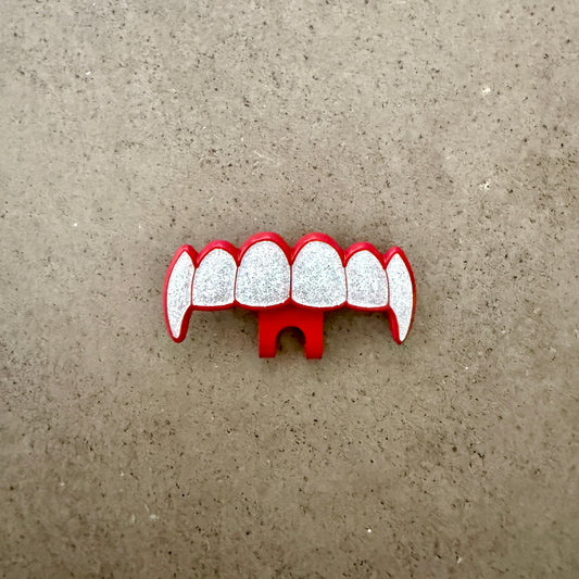 Teeth Grill Hat Clip “Paisa” Mexico - Red
