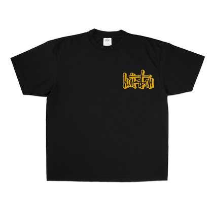 Our Houston 2.0 T-Shirt - Black/Metallic Gold