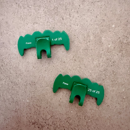 Teeth Grill Hat Clip “Paisa” Mexico - Green