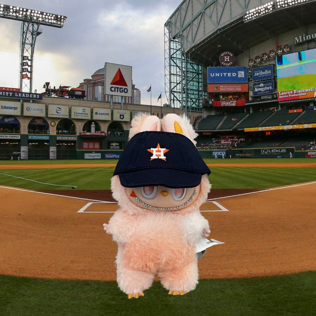 Labubu Houston Astros Navy Baseball Hat