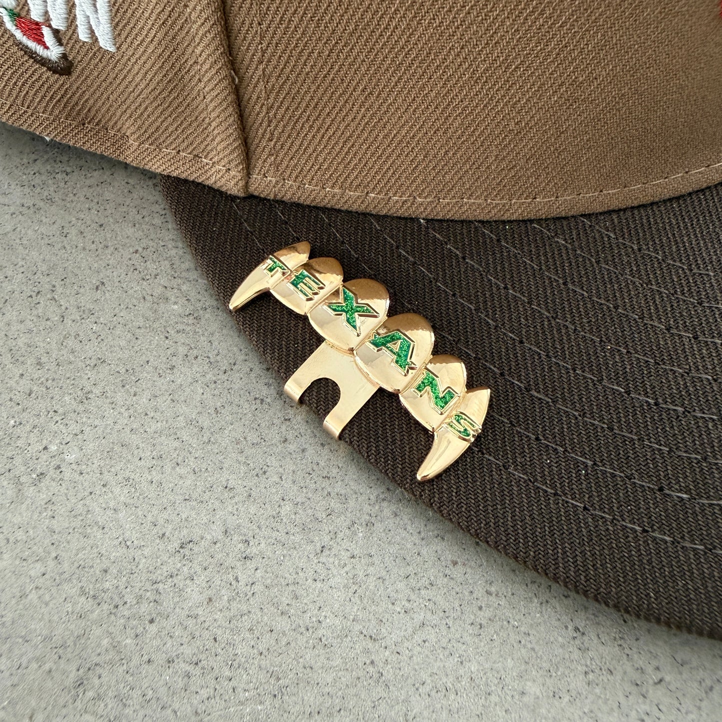 Houston Texans Teeth Grill Hat Clip