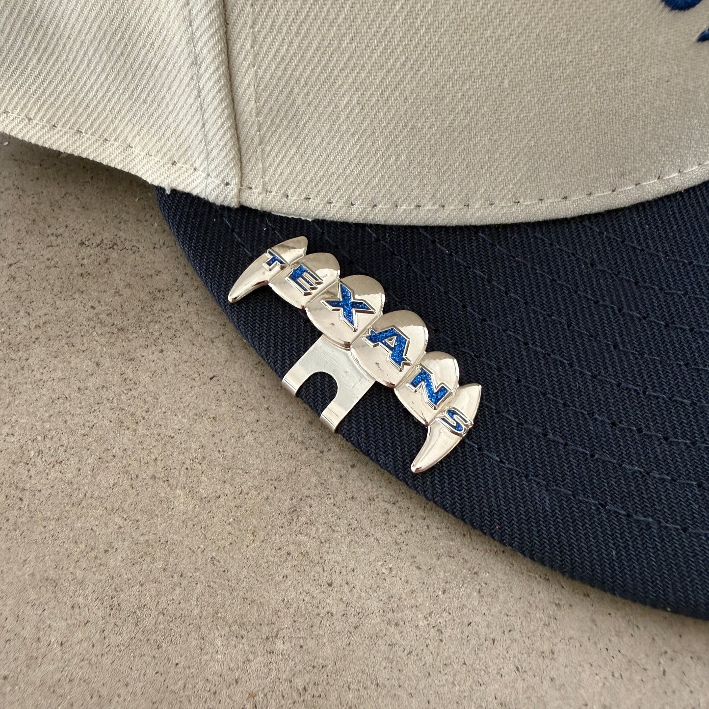 Houston Texans Teeth Grill Hat Clip