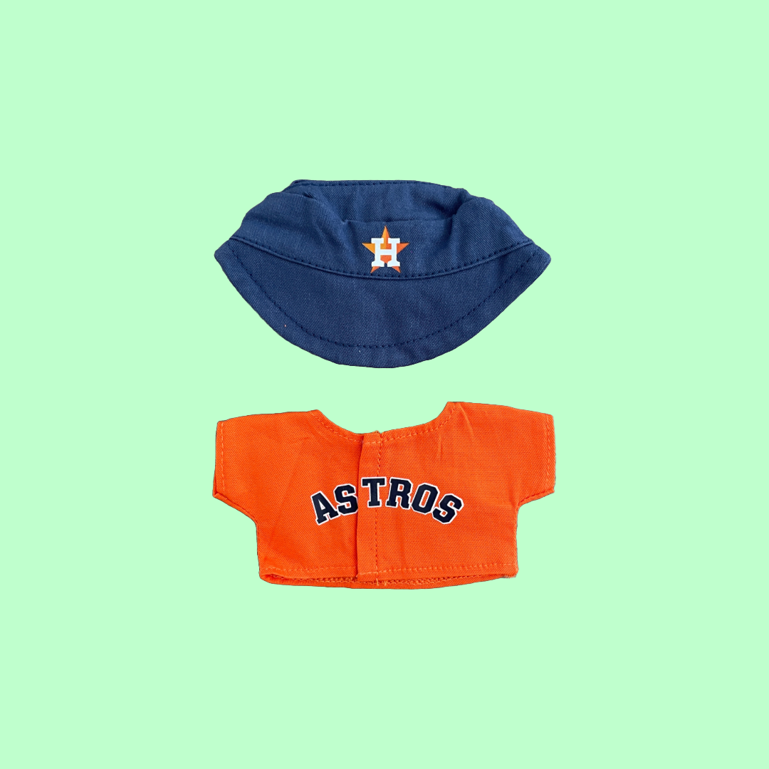 Labubu Houston Astros Jersey & Hat Set