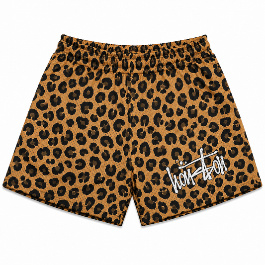 Houston Mesh Shorts - Cheetah/Leopard