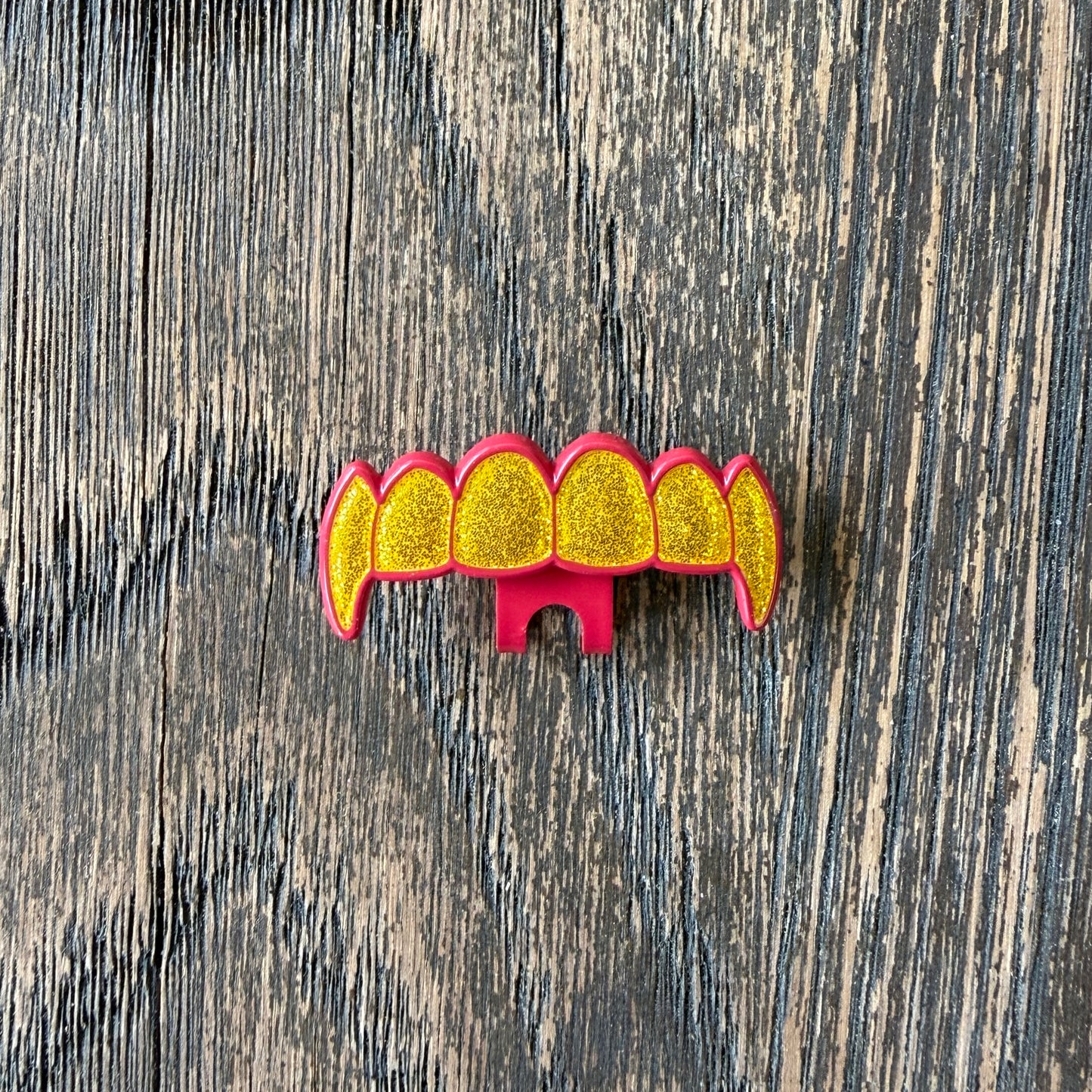 Teeth Grill Hat Clip “The Land of the Free” - Red