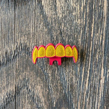 Teeth Grill Hat Clip “The Land of the Free” - Red