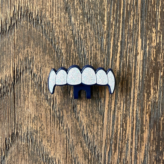 Teeth Grill Hat Clip “The Land of the Free” - Navy Blue