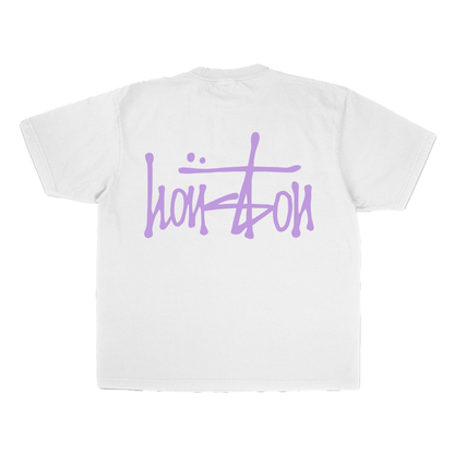 Our Houston T-Shirt - Lavender Ink