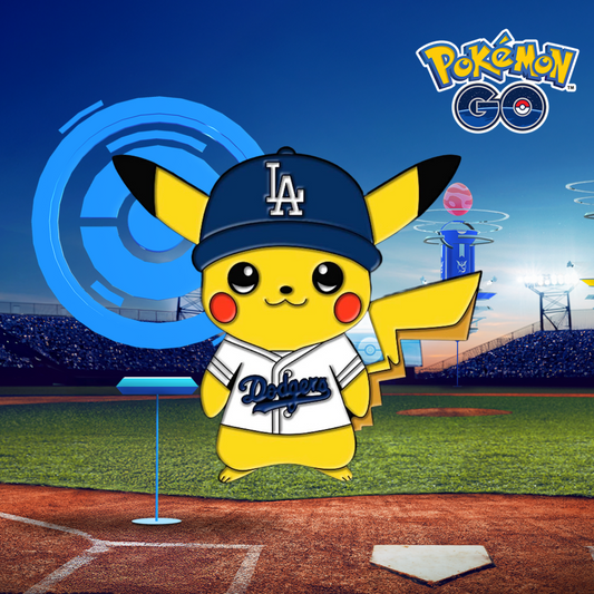 Pikachu Los Angeles Baseball Pin