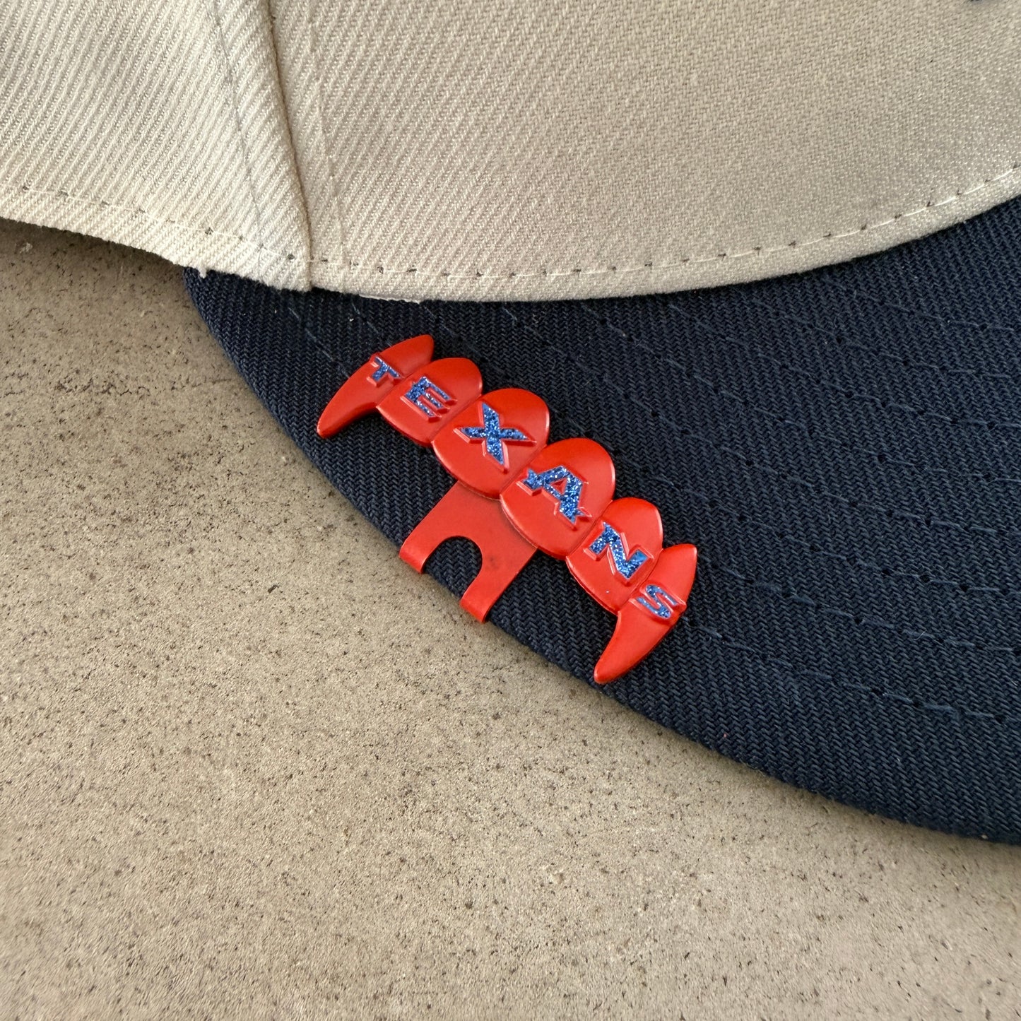 Houston Texans Teeth Grill Hat Clip