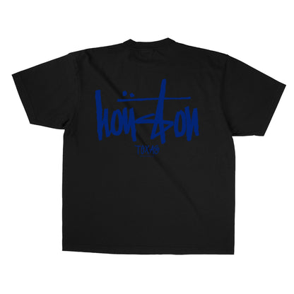 Black Houston Brush T-Shirt