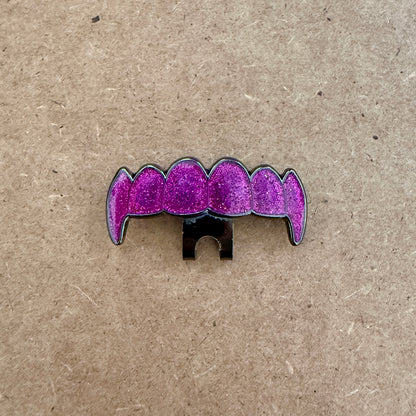 Teeth Grill Hat Clip “No Karo" - Black Metal