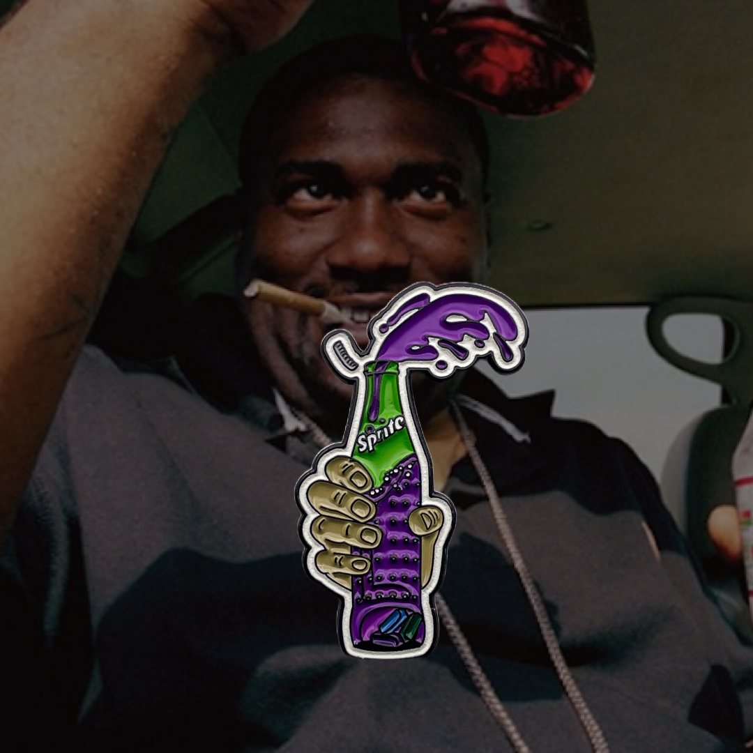 Dirty Sprite Pin - Glows in the Dark