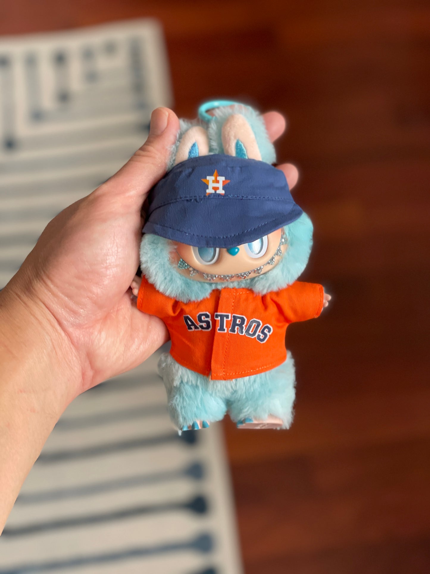 Labubu Houston Astros Jersey & Hat Set