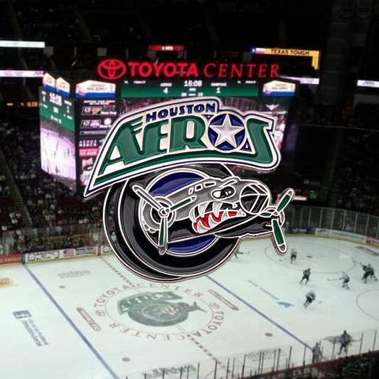 Houston Aeros Hockey Logo Pin