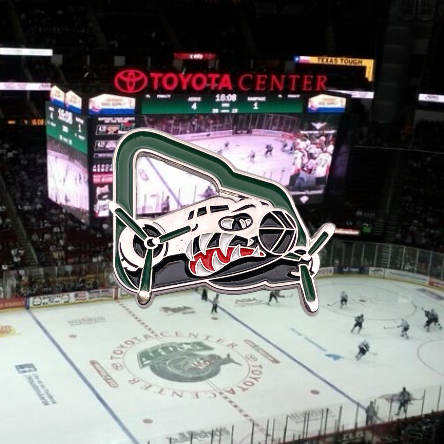 Houston Aeros Hockey New Era Logo Pin