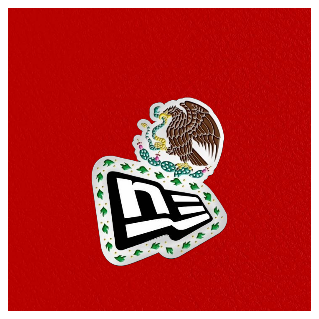 Patria Mexico New Era Logo Frame Pin