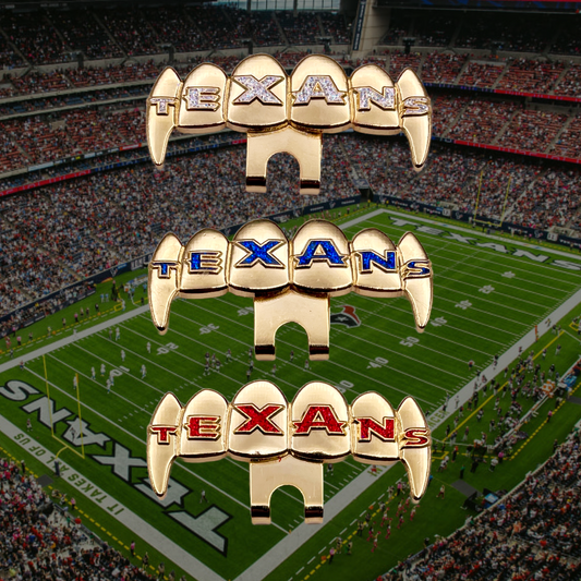 Houston Texans Teeth Grill Hat Clip