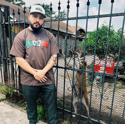 Houston Homies Mexico Tee - Mocha