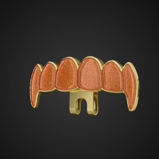 Grill Teeth Hat Clip - Orange - 🧡 Do it for Jay 🧡